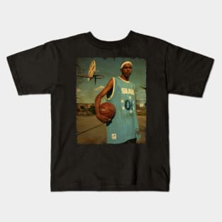 Kevin Durant - Vintage Design Of Basketball Kids T-Shirt